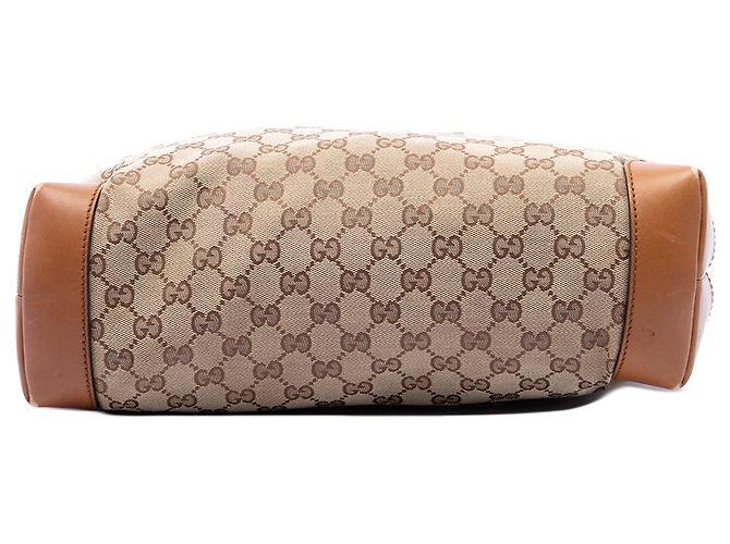 Borsa a tracolla Gucci GG Canvas Web beige - vista 3