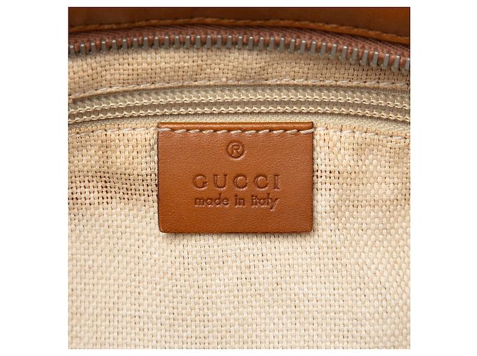 Borsa a tracolla Gucci GG Canvas Web beige - vista 5