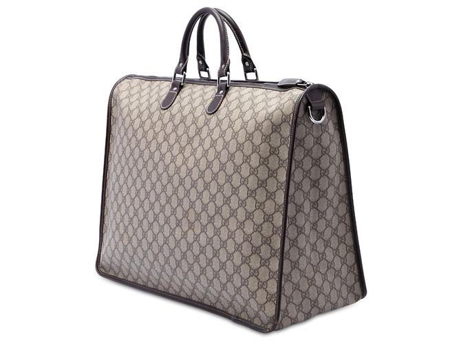 Borsa da viaggio Gucci GG Supreme Beige - vista 2
