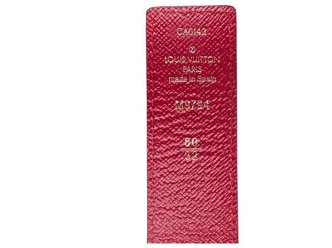 Brown Louis Vuitton Monogram Rainbow LV Initiales Reversible Belt - view 4