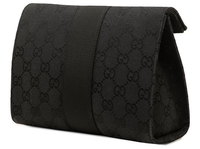 Clutch Gucci GG Canvas negra Negro - vista 2