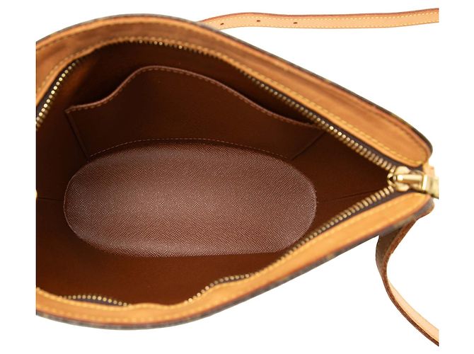 Borsa a tracolla Louis Vuitton Monogram Drouot Marrone - vista 4