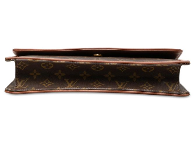 Bolso de mano Louis Vuitton Monogram Pochette Dame GM marrón Castaño - vista 3