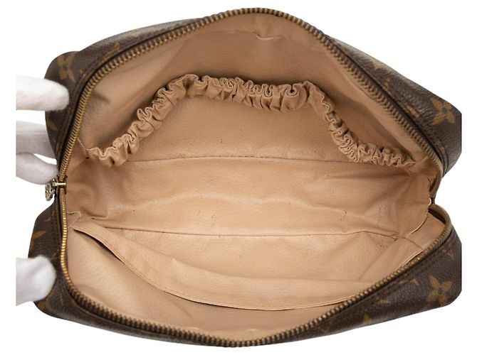 Borsa a Clutch Louis Vuitton Monogram Trousse Toilette 23 Marrone - vista 4