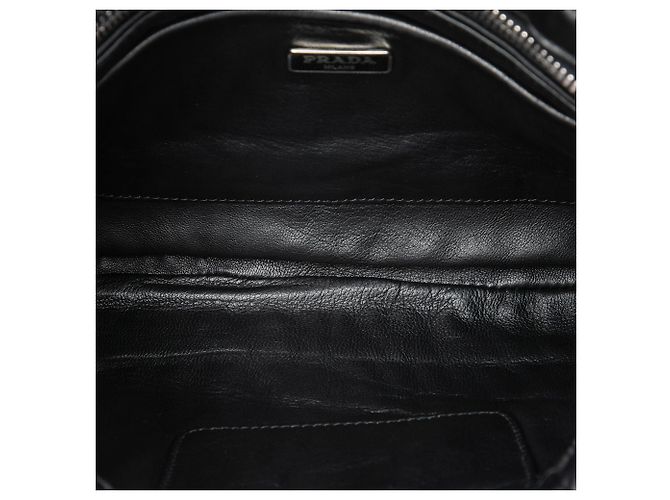 Clutch Prada Nappa Gaufre nera Nero - vista 4