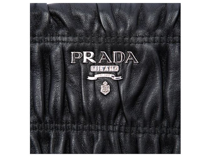 Clutch Prada Nappa Gaufre nera Nero - vista 5