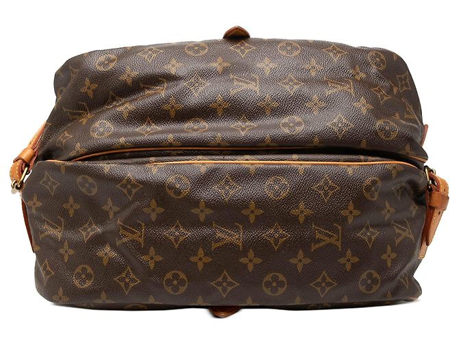 Borsa a tracolla Louis Vuitton Monogram Saumur 35 Marrone - vista 3
