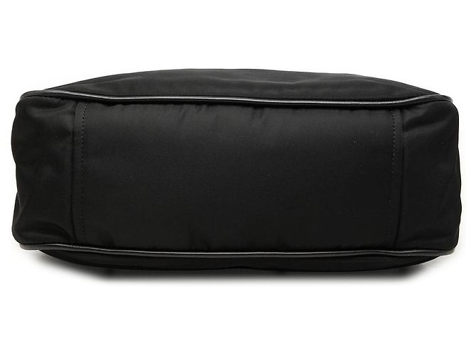 Bolso de hombro Prada Tessuto Hamal Negro - vista 3