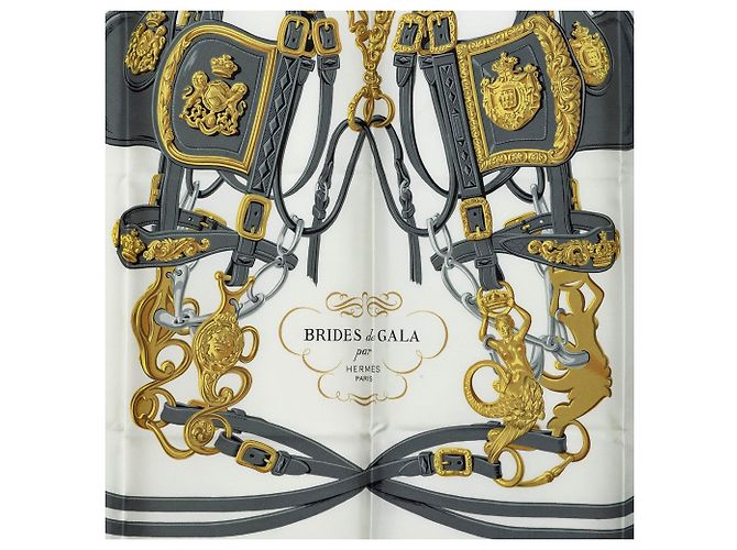 Multi Hermès Brides de Gala Silk Scarf 90 Scarves Multicor - vista 9