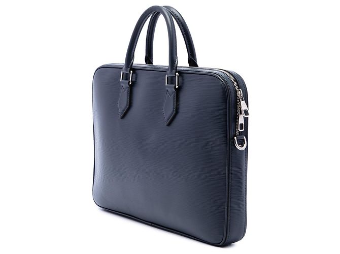 Sac Business Louis Vuitton Epi Dandy PM Bleu - vue 2