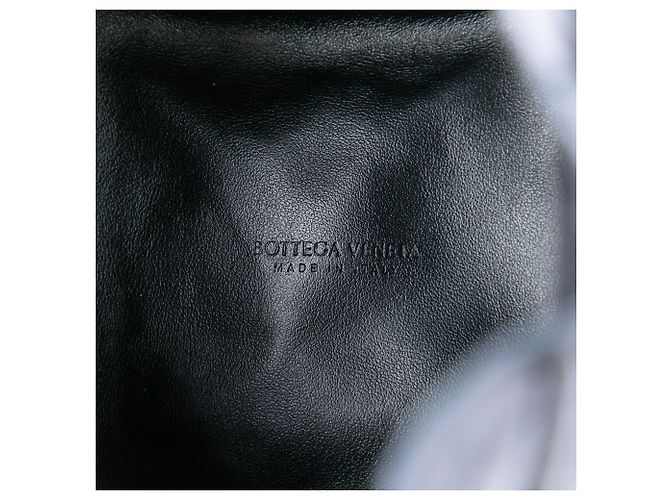 Mini borsa secchiello Bottega Veneta Intrecciato Knot nera Nero - vista 5