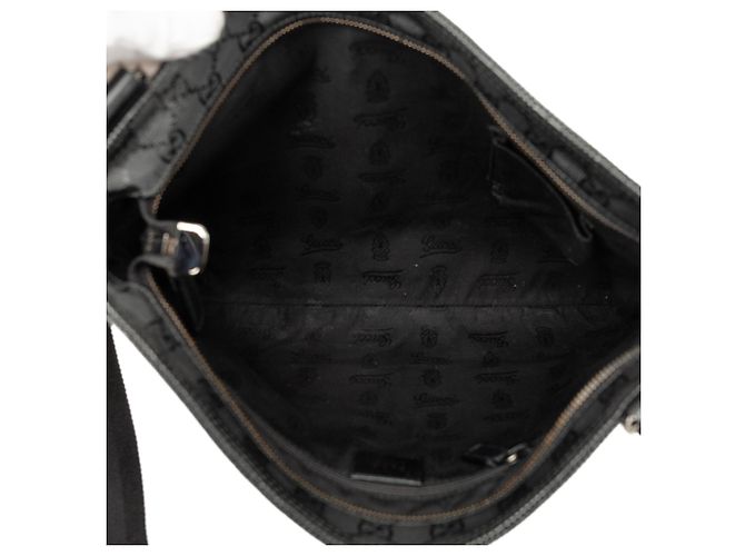 Borsa crossbody Gucci GG stampata nera Nero - vista 4