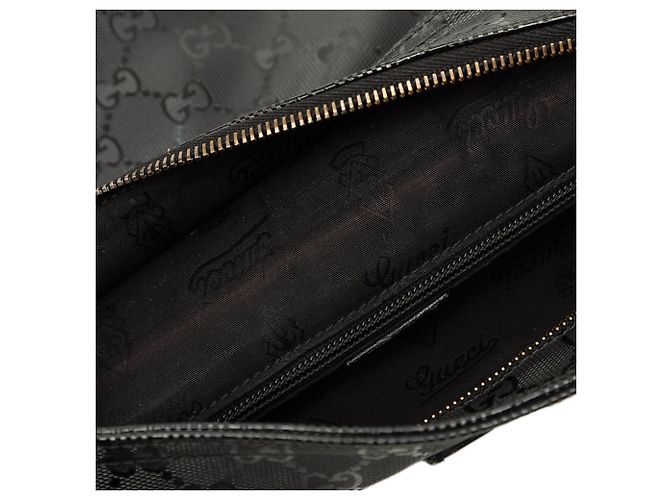 Borsa crossbody Gucci GG stampata nera Nero - vista 5