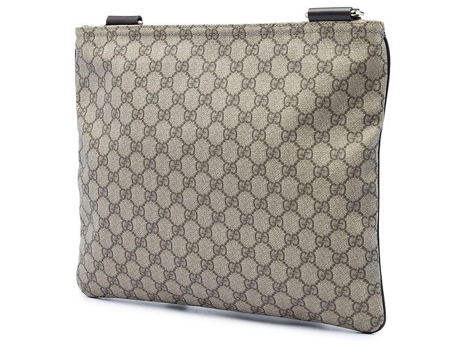 Borsa a tracolla Gucci GG Supreme Beige - vista 2