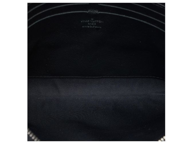 Borsa a pochette Louis Vuitton Damier Graphite Pochette Jour MM nera Nero - vista 4