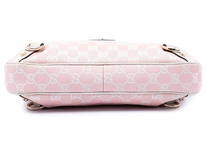 Borsa a tracolla Gucci GG Canvas Abbey D Ring Rosa - vista 3
