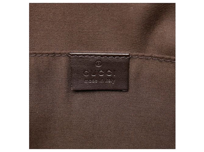 Borsa Tote Trophy Gucci GG Canvas marrone - vista 5