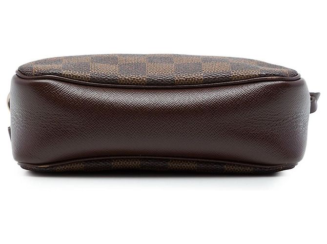 Borsa a mano Louis Vuitton Damier Ebene Trousse Pochette Marrone - vista 3