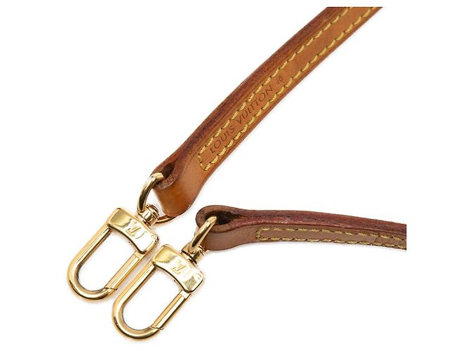 Cinturino in pelle Vachetta beige Louis Vuitton - vista 5