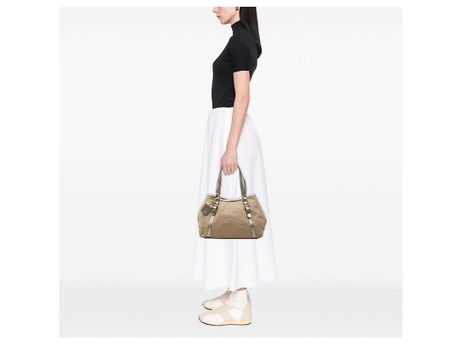 Prada Canvas Canapa Logo Tote braun - Ansicht 6