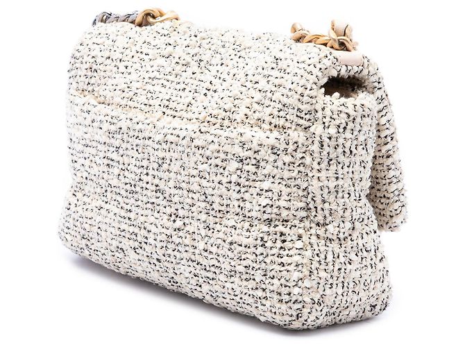 Chanel Medium Tweed 19 Flap Satchel Braun - Ansicht 2