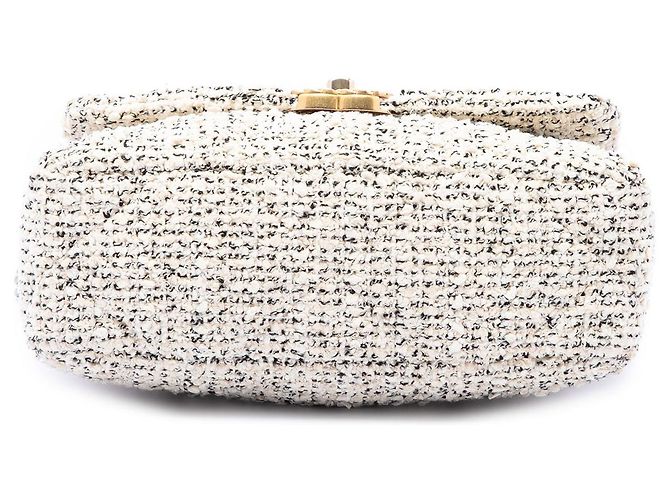 Chanel Medium Tweed 19 Flap Satchel Braun - Ansicht 3