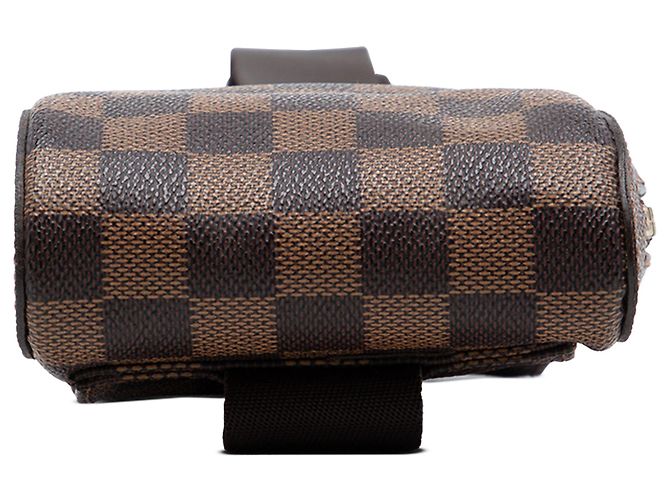 Borsa a tracolla Louis Vuitton Damier Ebene Geronimos Marrone - vista 3