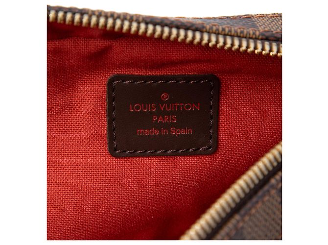 Borsa a tracolla Louis Vuitton Damier Ebene Geronimos Marrone - vista 5