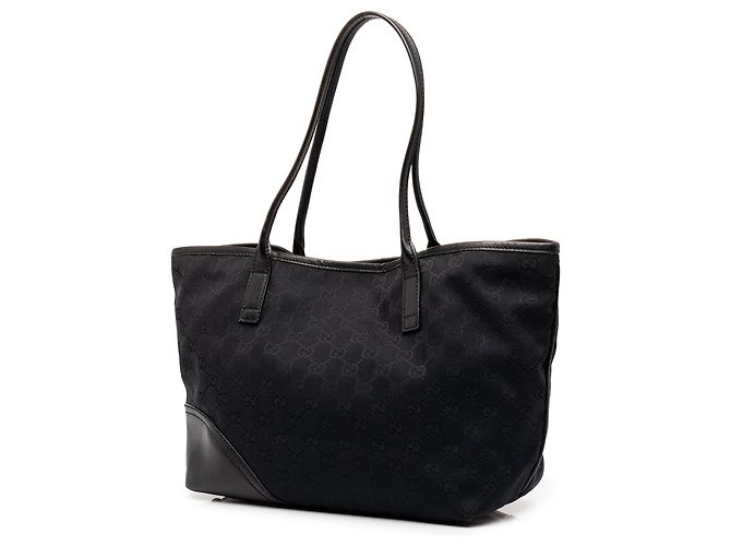 Borsa Tote New Britt Gucci GG Canvas Nera Nero - vista 2