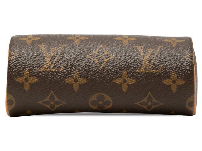 Borsa a mano Louis Vuitton Monogram Papillon Pochette Marrone - vista 3