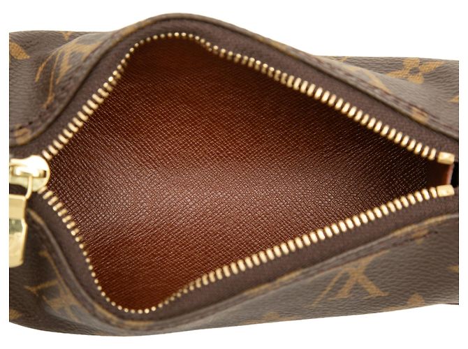 Borsa a mano Louis Vuitton Monogram Papillon Pochette Marrone - vista 4