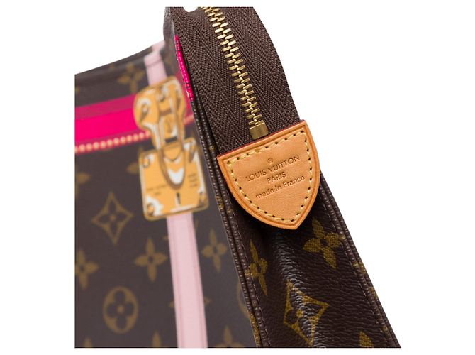 Kosmetiktasche 26 Brown Louis Vuitton Monogram Summer Trunks Braun - Ansicht 5