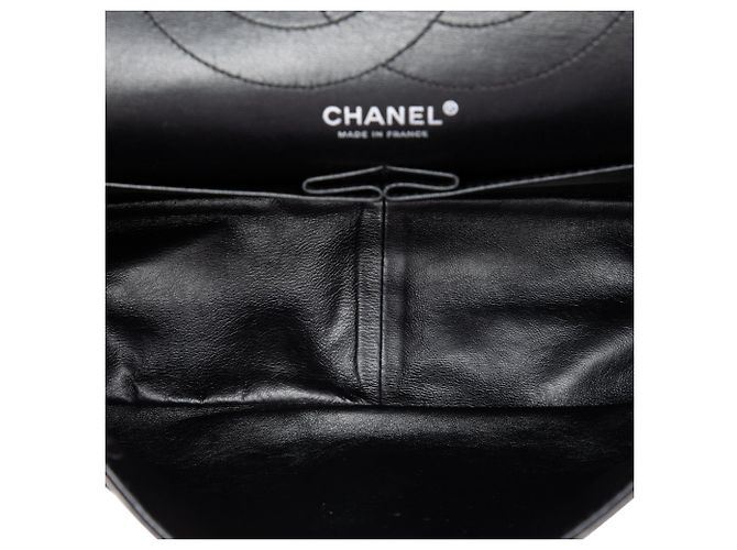 Black Chanel Quilted Aged Calfskin Reissue 2.55 Double Flap 227 Shoulder Bag - view 4