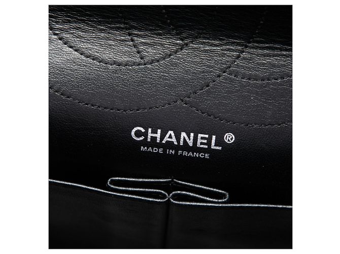 Black Chanel Quilted Aged Calfskin Reissue 2.55 Double Flap 227 Shoulder Bag - view 5