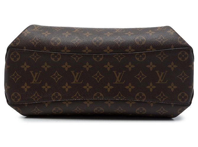 Borsa Satchel Louis Vuitton Monogram Rivoli MM Marrone - vista 3