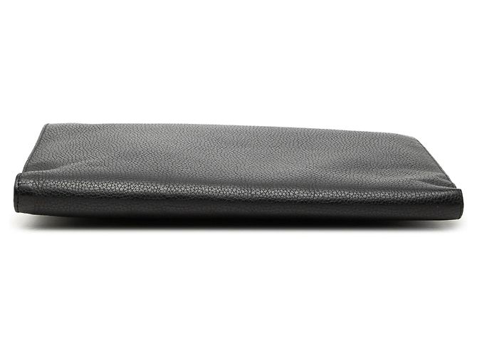 Borsa Clutch Louis Vuitton Pochette Jour GM in pelle Taurillon nera Nero - vista 3