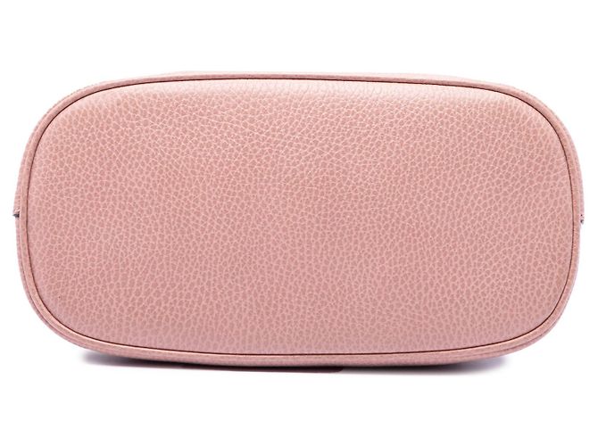 Borsa Dome Mini GG Charm Gucci in pelle di vitello rosa - vista 3