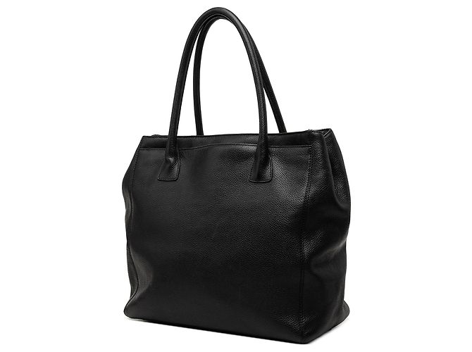Borsa Chanel Executive Cerf Tall in pelle Caviar nera Nero - vista 2