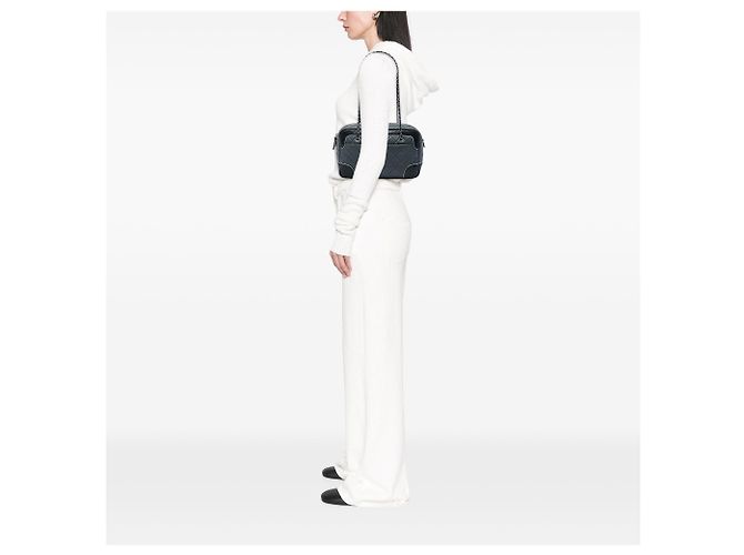 Chanel Medium CC Bicolor gesteppte Kalbsleder Chain Camera Bag in Grau - Ansicht 5
