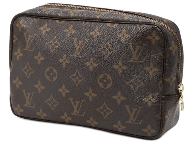 Borsa Clutch Trousse Toilette 23 Monogramma Louis Vuitton Marrone - vista 2