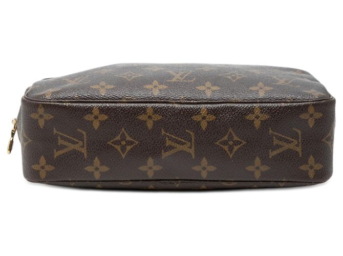 Borsa Clutch Trousse Toilette 23 Monogramma Louis Vuitton Marrone - vista 3