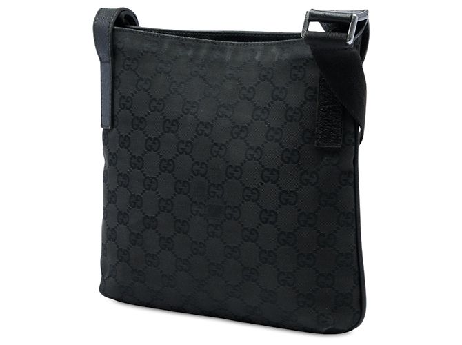 Borsa a tracolla Gucci GG Canvas nera Nero - vista 2