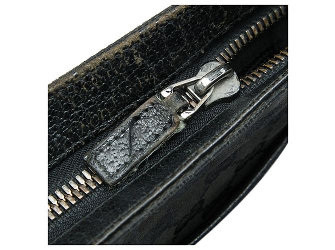 Borsa a tracolla Gucci GG Canvas nera Nero - vista 7