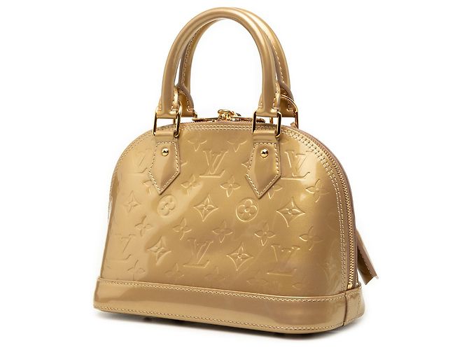 Bolsa Louis Vuitton Monogram Vernis Alma BB Dourada Dourado - vista 2