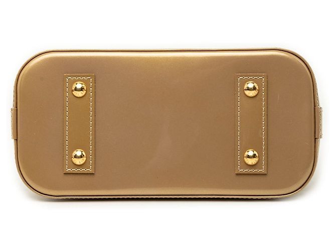 Bolsa Louis Vuitton Monogram Vernis Alma BB Dourada Dourado - vista 3