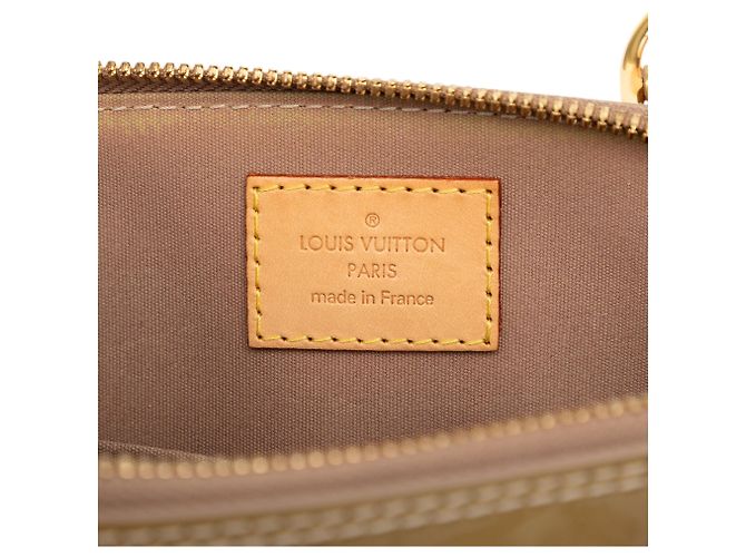Bolsa Louis Vuitton Monogram Vernis Alma BB Dourada Dourado - vista 5
