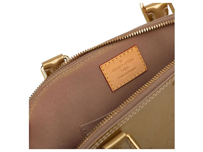 Bolsa Louis Vuitton Monogram Vernis Alma BB Dourada Dourado - vista 6