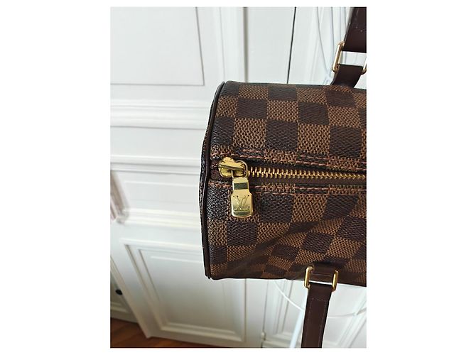 Louis Vuitton Papillon 30 Damier Ebène Tasche Braun Damier ebene - Ansicht 4