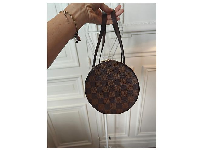 Louis Vuitton Papillon 30 Damier Ebène Tasche Braun Damier ebene - Ansicht 5