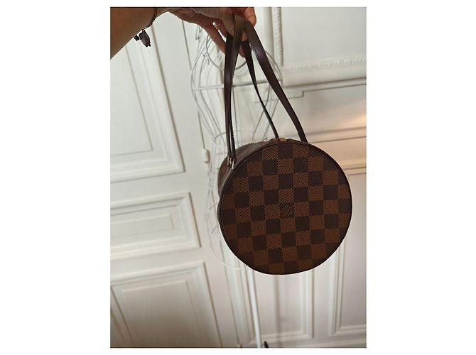 Louis Vuitton Papillon 30 Damier Ebène Tasche Braun Damier ebene - Ansicht 6